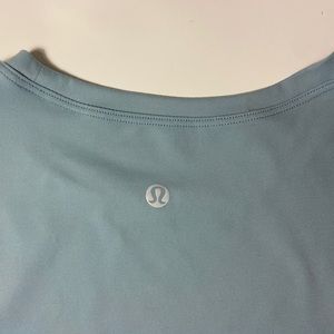 Blue lululemon crop top, size 8